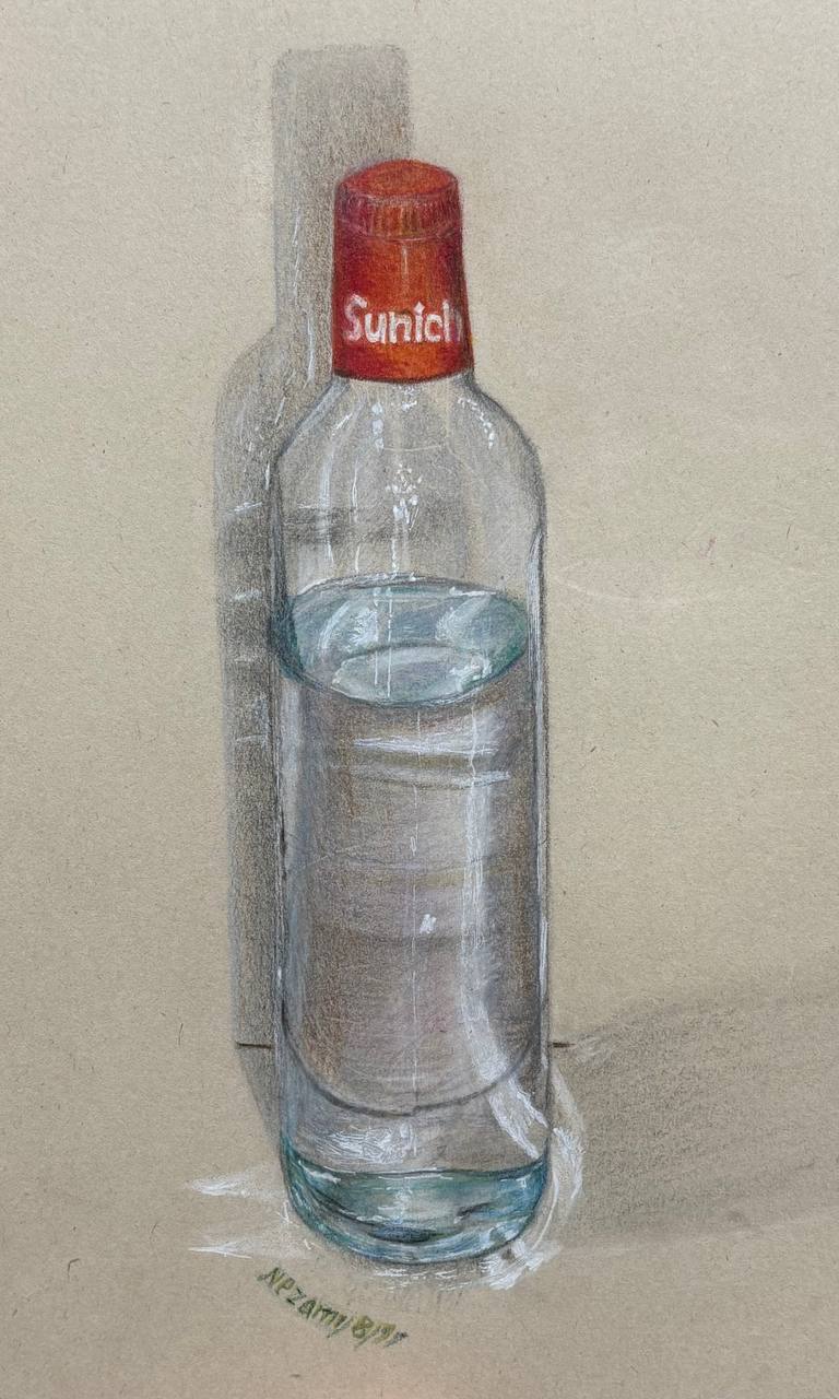 آموزش نقاشی سیاه قلم زهره نظامی